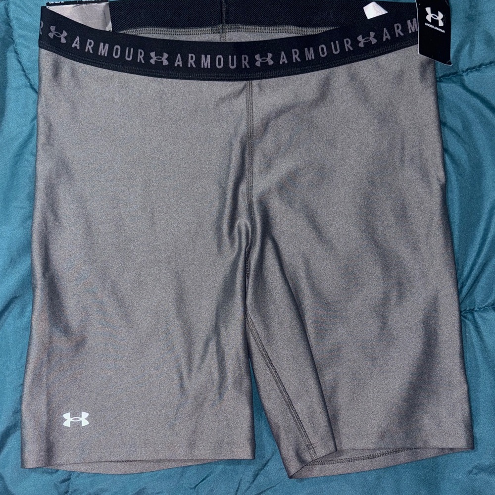 Under Armour Gray Athletic Compression Shorts